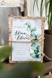 Hochzeit Eukalyptus Vintage Gruneblatter Blatter Grun Hochzeitseinladung Savethedate Birke Ei Hochzeitseinladung Einladungen Karte Hochzeit