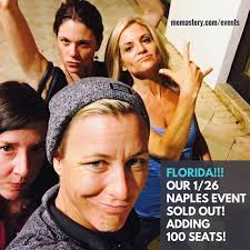 FLORIDA!!! You sold out our January 26th LOVE, FREEDOM & SISTERHOOD event  in Naples, and now people who missed out are sad. So we're shifting the  event to the largest space at