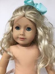 Hair adorable blue eyed girl playing outside. American Girl Doll Blonde Curly Hair Cheaper Than Retail Price Buy Clothing Accessories And Lifestyle Products For Women Men