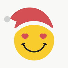 Download Premium Png Of Round Yellow Santa In Love Emoticon On Transparent Doodle Png Emoticon Digital Illustration