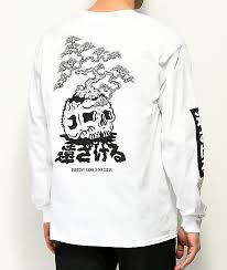 Lurking Class By Sketchy Tank X Mr Tucks Lurking Class White Long Sleeve T Shirt Zumiez White Long Sleeve Sleeves Long Sleeve Tshirt