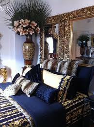 Pin By Stanecia Torshia On For The Home Gold Bedroom Decor Blue Bedroom Decor Gold Bedroom Nicrolandee navy blue gold party decoration kit nautical baby shower hanging pom poms paper garland party confetti for get ready bridal shower wedding birthday bachelorette (navy gold).