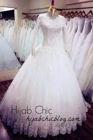 Chic Hijab Brides Wedding Dresses Gothic Wedding Dress Muslim Wedding Dresses