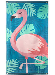 Tropical exotic bird background, tropical summer concept, design element. Flamingo Fahne Rosa Flamingo Party Lieferung 24h Funidelia