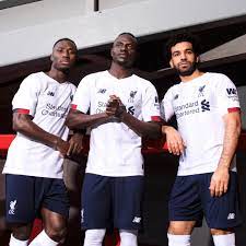 Personalise with official shirt printing. Liverpool Release White And Navy Blue Away Kit For 2019 20 Season The Liverpool Offside