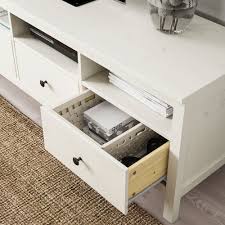 Hemnes Meuble Tele Teinte Blanc 183x47x57cm Magasinez Chez Ikea Ikea In 2020 Tv Unit Hemnes White Stain