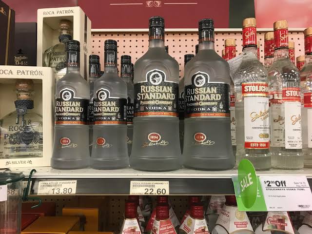 Retailers in Ohio pull out Russian vodka with immediate effect