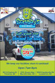 Get Your Car Cleaned For Less At Scrubbys Car Wash In 2021 Myrtle Beach Car Wash Myrtle Beach Sc
