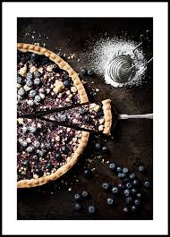Field editor earlene ertelt of woodburn, oregon shared this lovely fruity dessert that tastes like summer. Blueberry Pie Poster Kitchen Posters For Your Home Posterstore Nz