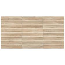 Ceramicas Tesany Rain Tree Beige 9 In X 47 In Glazed Porcelain Stone Look Floor Tile Lowes Com Flooring Wall Tiles Mosaic Patterns