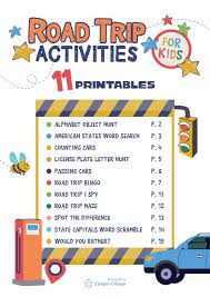 It's a classic for a reason. Road Trip Printables 11 Free Activities For Kids