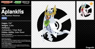 106 Aplanktis Pokemon Pokemon Pokedex Pokemon Oc