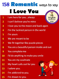 This february, we're celebrating valentine's . 158 Best Romantic Ways To Say I Love You Pdf Cute Funny Ways English Grammar Pdf