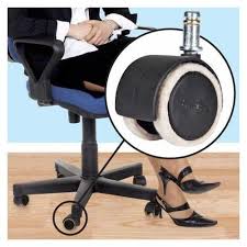 Maybe you would like to learn more about one of these? Felt Covered Caster Wheels Set Of 5 Amazon Com Home Kitchen Floor Protectors For Chairs Office Chair Casters