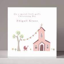 Christening is an important step in one's life. Personalised Christening Card For Girl Or Boy By Molly Moo Designs Notonthehighstreet Com