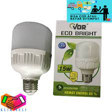 Perbedaan lampu hemat energy dan lampu pijar terletak pada efficacy ini. Bohlam Kapsul 15 Watt Eco Bright Led Super Terang Vdr Lampu Hemat Energi Listrik Shopee Indonesia