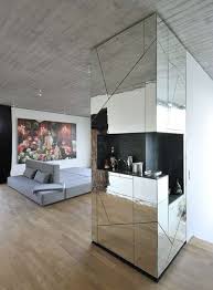 Sharp Mirrored Interiors Mirror Interior House Design Penthouse Apartment