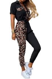 Letzte aktualisierung am 1 11 kommentare zu ortel internet für zuhause: Egomaxx Jumpsuit 3569 Damen Sommer Jogginganzug Leoparden Muster Jumpsuit Fashion Overall Online Kaufen Otto