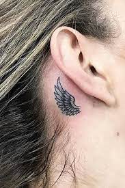 20 Cute Behind The Ear Tattoos For Women In 2020 The Trend Spotter Tattoos Behind The Ear Behind Ear Tattoos Ear Tattoos For Women