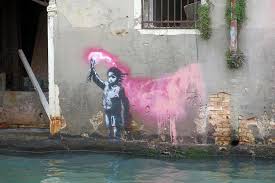I want my viewers to relate to my. Banksy Venice Facebook