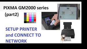 Start easy wireless connect on the printer, and download and run the setup file to install the drivers and software. Pixma Gm2000 Gm2040 Gm2050 Part2 Setup Printer And Connect To Wireless Youtube