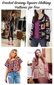 The sweet granny baby blanket by toni lipsey is possibly the most well designed and beautiful granny square blanket i've seen — which is saying a lot because its an iconic style! Best Crochet Granny Square Clothing Patterns For Free Crochet Kingdom