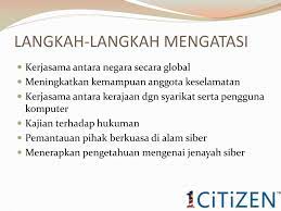 Jadi, tindakan yang serius dari semua pihak pasti dapat mengatasi masalah ini. Ppt Jenayah Siber Powerpoint Presentation Free Download Id 5609654