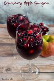 Cranberry Apple Sangria The Redhead Baker