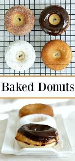 Debate Remains As To How To Spell These Circular Wonders Of Dough With The Hole In The Cent Homemade Baked Donuts Homemade Donuts Recipe Chocolate Donuts Baked