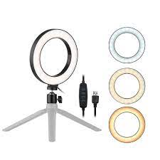 Free 2 Day Shipping Buy 6 Inch Desktop Led Ring Light 3200k 5500k Dimmable Mini Camera Light Lamp 3 Light Modes 10 Bright Led Ring Light Ring Light Led Ring