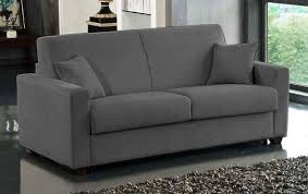 canape lit 2 3 places dreamer microfibre gris convertible rapido 120 190 14 couchage quotidien canape lit design lit design canape rapido