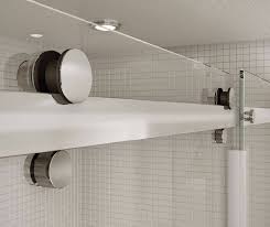 Utilize the space that you have with a custom glass shower door. Halo Sliding Shower Door 56 59 X 78 In 8 Mm Maax
