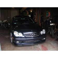 Mbz W203 C32 Amg Carbon Fiber Front Lip Spoiler Mercedes C230 Amg Carbon Fiber