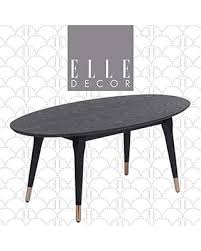 Today on modern builds i show you how i build this mid century modern coffee table from a single sheet of plywood (and a couple of scraps). Here S A Great Deal On Elle Decor Clementine Mid Century Modern Living Room Furniture Collection Oval Coffee Table Cocoa