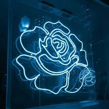 Aesthetic Blue Blue Aesthetic Flower Neon Photo Source Not My Photo Just My Blue Source Blaue Asthetik Disney Bildschirmhintergrund Pastell Hintergrund