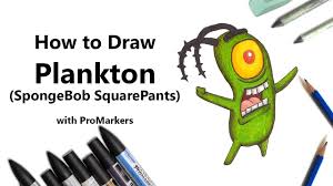 Follow along with our narrated step by step drawing lessons. How To Draw Plankton From Spongebob Squarepants Video Drawingtutorials101 Com