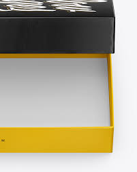 Leather Box Mockup In Box Mockups On Yellow Images Object Mockups