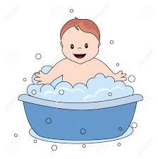 Find the perfect children taking bath in bathtub stock photo. Clip Art Of A Cute Little Baby Having Bath Isolated On White Royalty Free Cliparts Vectors And Stock Illustration Image 38532386