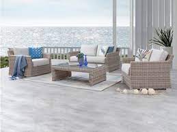 Savannah Outdoor Wicker Sofa Suite 2 1 1 Lavita Furniture Wicker Sofa Outdoor Furniture Outdoor Furniture Collections