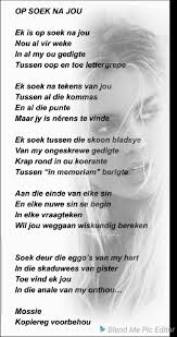 Die beste rympies van jaco jacobs. Afrikaanse Liefdes Gedig Person Words Afrikaans