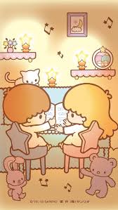 little twin stars wallpaper 2016 十二月桌布日本官方twitter票選燭光暖心版 stargazer little twin stars star wallpaper hello kitty pictures