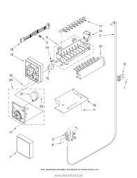 Kitchenaid ice maker parts diagram. Water Valve Asm Mold Heater Kitchenaid Ksbs25in Parts Diagram Page 20