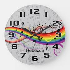 Our best selling musical motion wall clocks are the grand nostalgia entertainer wall clock and the whimsical joyful land wall clock. Wall Clocks With Musical Designs From Zazzle Gifts For Musicians And Music Lovers