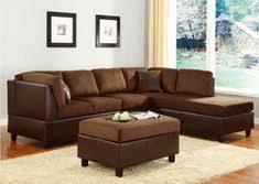 Comfort Living Chocolate Dark Brown Left Facing Sofa Sectional Category Living Room Comfort Brown Furniture Brown Furniture Living Room Sectional Sofa Couch