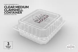 Download Medium Clamshell Packaging Mockup Clamshell Packaging Packaging Mockup Clear Container Yellowimages Mockups