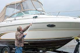 Don 39 T Get Your Boat On The Water Without Giving It A Fresh Scrub Down Here 39 S 5 Tips That Will Make Cleaning Your Boat F Boat Cleaning Hygrometer Boat