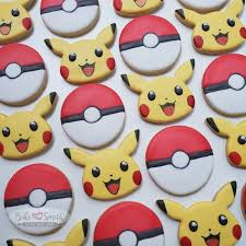Pikachu Cookies Pokemon Geburtstag Geburtstagskekse Zuckerplatzchen Dekorieren
