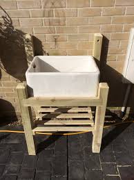 garden sink, belfast sink, outside sink
