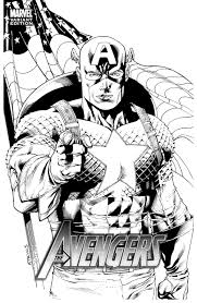 Robert Atkins Art Captain America Avengers Coloring Pages Captain America Coloring Pages Avengers Coloring