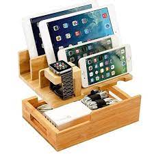 Charging Station For Multiple Devices Wood Dock Organizer Etsy Charging Station Iphone Charging Station Phone Charging Station